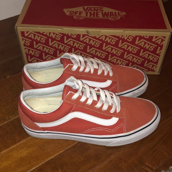dark orange vans
